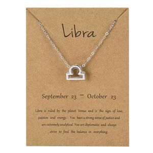 🆕Libra Zodiac Astrology Pendant Necklace